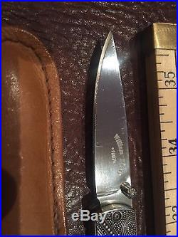 Rare 1-100 1997 William Henry Custom Folding Knife T10 Lancet Sterling Silver