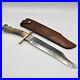 RARE David Allan Durr Handmade File Rasp Antler Handle 15 Bowie Knife & Sheath