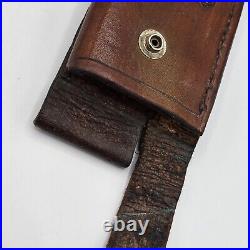 RARE David Allan Durr Handmade File Rasp Antler Handle 15 Bowie Knife & Sheath