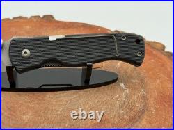 RARE Dwaine Carrillo Tunnel Rat Folding Liner Lock Tanto Blade-2065.25