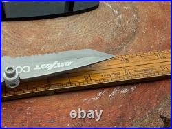 RARE Dwaine Carrillo Tunnel Rat Folding Liner Lock Tanto Blade-2065.25