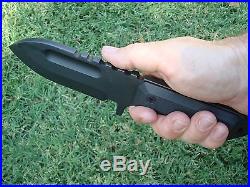 RARE LARGE Sea Wolf MEDFORD Knife & Tool MKT Fixed Blade Kydex Sheath G-10 $650