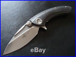 RARE MICROTECH Marfione FULL Custom Whale Shark tactical folder folding knife