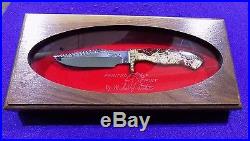 Rare One Of A Kind Custom Painted Pony/randall Exotic Stone Hunting Knifenr