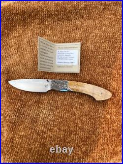 RARE WILLIAM HENRY FOLDING KNIFE T12 PC1, LTD. ED. #39 of 100