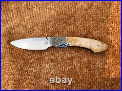 RARE WILLIAM HENRY FOLDING KNIFE T12 PC1, LTD. ED. #39 of 100