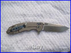 Rick Hinderer Xm18 Drop Point Titanium Custom Knife