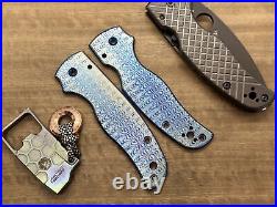 RIPPLE Flamed Titanium Scales for SHAMAN Spyderco