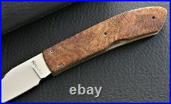 Ralph Turnbull Prototype, no liner folding knife