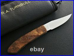 Ralph Turnbull Prototype, no liner folding knife