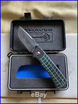 Ramon Chaves Custom Knives RADIOACTIVE Redencion 228 Custom Folder V2-2nd Run
