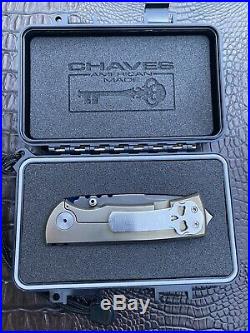 Ramon Chaves Custom Knives Redencion 228 Custom Folder V1 First Run