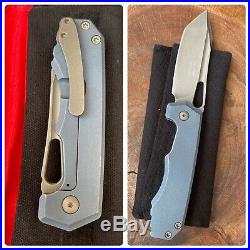 Ramon Chaves JB Stout Meg 325 Folding Flipper Knife Collab Custom Mods By Ramon