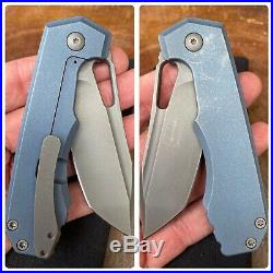 Ramon Chaves JB Stout Meg 325 Folding Flipper Knife Collab Custom Mods By Ramon