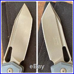 Ramon Chaves JB Stout Meg 325 Folding Flipper Knife Collab Custom Mods By Ramon