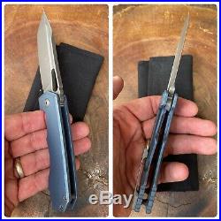 Ramon Chaves JB Stout Meg 325 Folding Flipper Knife Collab Custom Mods By Ramon