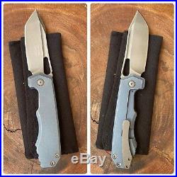 Ramon Chaves JB Stout Meg 325 Folding Flipper Knife Collab Custom Mods By Ramon