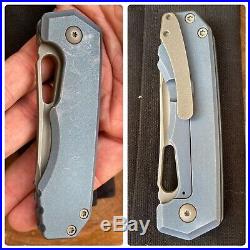 Ramon Chaves JB Stout Meg 325 Folding Flipper Knife Collab Custom Mods By Ramon