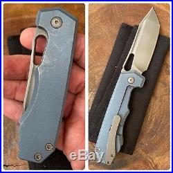 Ramon Chaves JB Stout Meg 325 Folding Flipper Knife Collab Custom Mods By Ramon