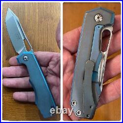 Ramon Chaves JB Stout Meg 325 Folding Flipper Knife Collab Custom Mods by Ramon