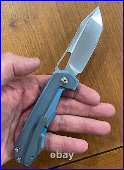 Ramon Chaves JB Stout Meg 325 Folding Flipper Knife Collab Custom Mods by Ramon