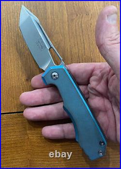 Ramon Chaves JB Stout Meg 325 Folding Flipper Knife Collab Custom Mods by Ramon