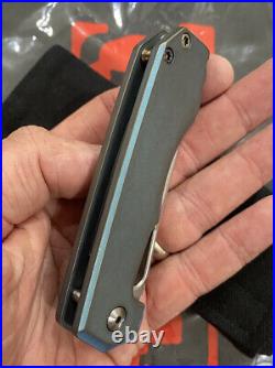 Ramon Chaves JB Stout Meg 325 Folding Flipper Knife Collab Custom Mods by Ramon