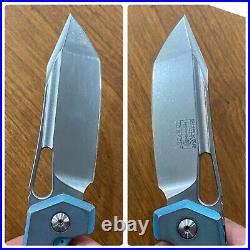 Ramon Chaves JB Stout Meg 325 Folding Flipper Knife Collab Custom Mods by Ramon