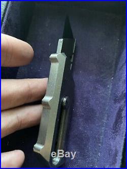 Ramon Chaves Knives CHUB Chub Utility Pocket Knife TiTanium Stonewash Finish