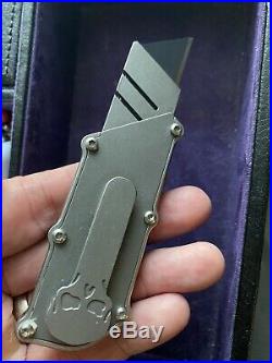 Ramon Chaves Knives CHUB Chub Utility Pocket Knife TiTanium Stonewash Finish