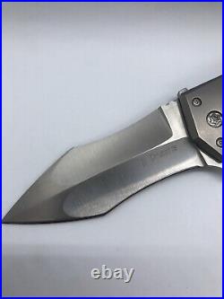 Randy Doucette Serpent Custom Folding Knife Used