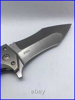 Randy Doucette Serpent Custom Folding Knife Used