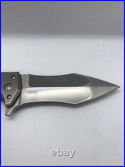 Randy Doucette Serpent Custom Folding Knife Used