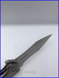Randy Doucette Serpent Custom Folding Knife Used