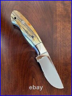 Randy Lee Elk Antler Hunter, File-worked Nickel Silver (See video)