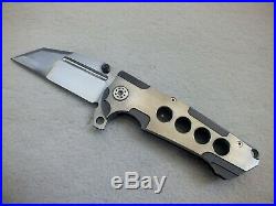 Rare Andre De Villiers (adv) Custom Tactical Invader Flipper Knife Not Butcher