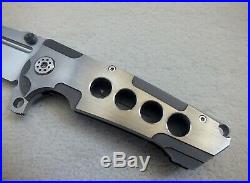 Rare Andre De Villiers (adv) Custom Tactical Invader Flipper Knife Not Butcher