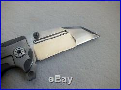 Rare Andre De Villiers (adv) Custom Tactical Invader Flipper Knife Not Butcher