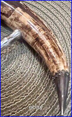 Rare Carved Horn Corkscrew! UNIQUE & ECLECTIC, Carved/Formed Head as End Piece