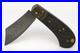 Rare JACKDAW custom Slipjoint Knife, Damascus/Morta/Brass, by Nicolas Weber