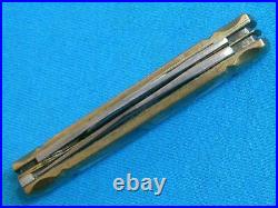 Rare Vintage Custom Interframe Horn Cattle Stockman Knife Knives Pocket Folding