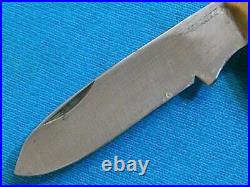 Rare Vintage Custom Interframe Horn Cattle Stockman Knife Knives Pocket Folding