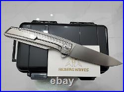 Rare custom made specter m390 steel blades titanium handle tactical pocket knife