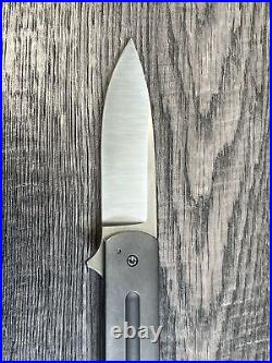 Ray Laconico Custom EZC Flipper Knife Titanium (2.875 CTS-XHP)
