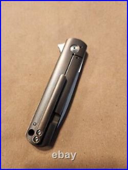 Ray Laconico Custom knife EZC Flipper In Titanium