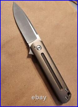 Ray Laconico Custom knife EZC Flipper In Titanium