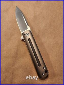 Ray Laconico Custom knife EZC Flipper In Titanium