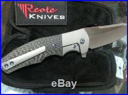 Reate Kirby Lambert Crossroads Knife Titanium/Carbon M390 Fiber New in Box