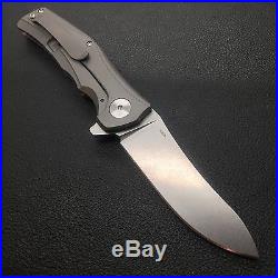 Reate Knives Hills Knife S35vn Blade with Titanium Scales Flipper folder