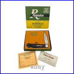 Remington Limited Edition Tracker Silver Bullet Knife R1306SB NIB 1 Of 5000